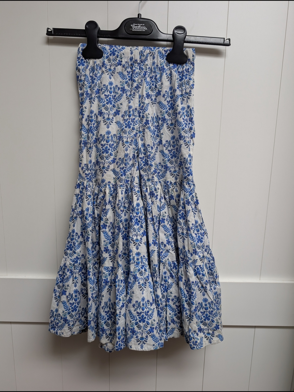 Minnie Minors Blue Floral Flare Pants, 3/4yr